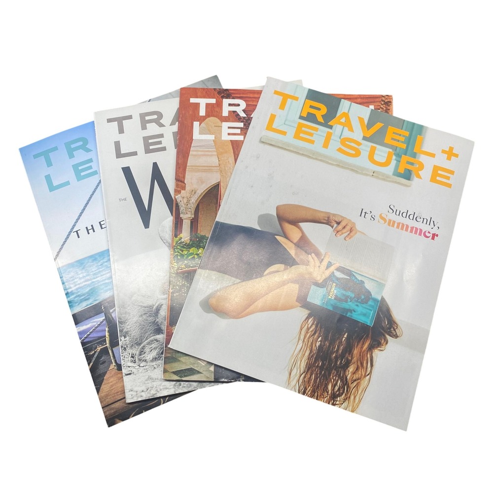 Lot of 4 Travel + Leisure Magazine March - June 2026 Destinations Wild Issue